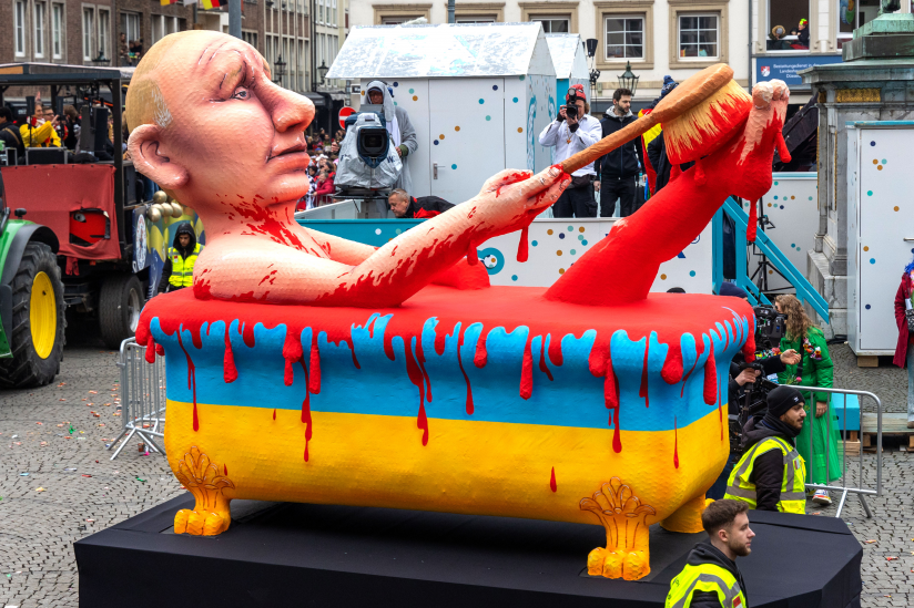 Putin badet in ukrainischem Blut