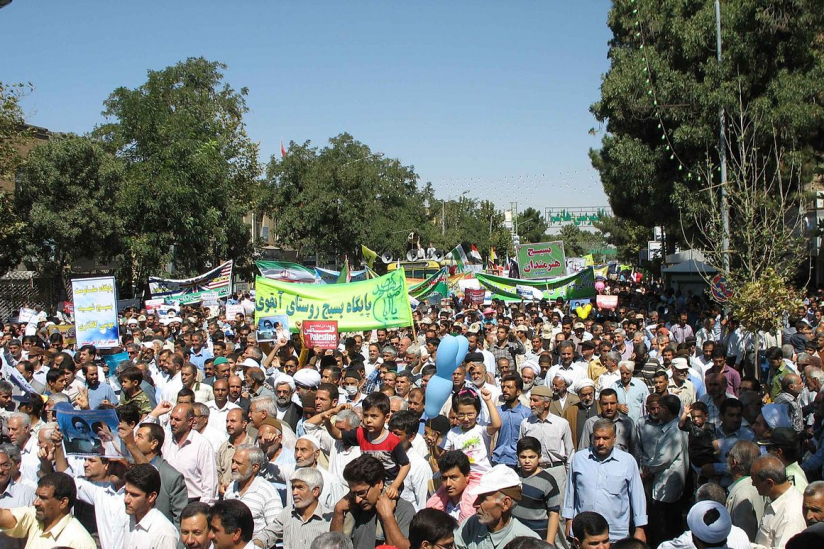Demonstration am al-Quds-Tag in Nischapur 2011