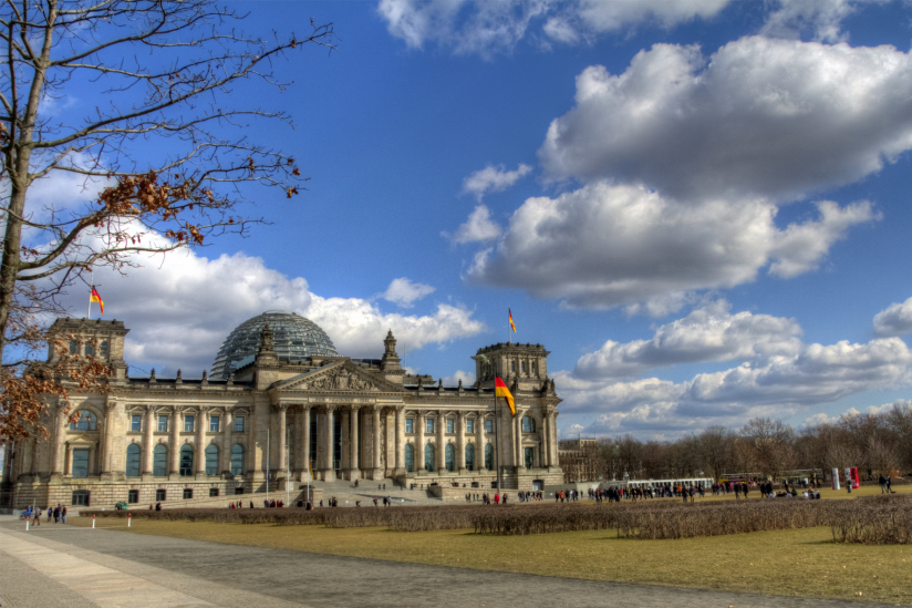 Reichstagsgebäude in Berlin, Sitz des Deutschen Bundestags