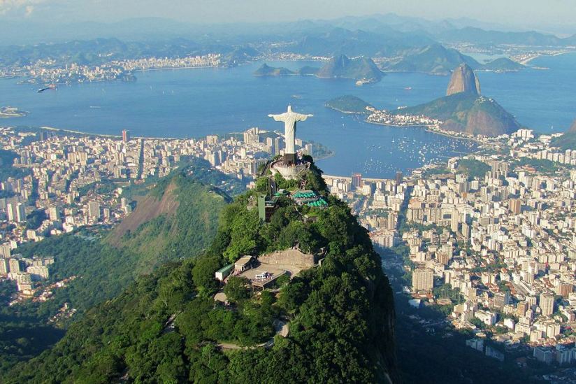 Die Cristo Redentor Statue in Rio de Janeiro