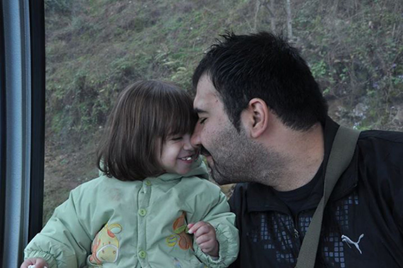 Soheil Arabi mit seiner Tochter Rojan