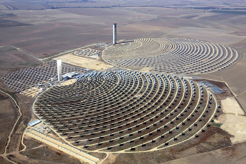 Solarwärmekraftwerk PS10 bei Sevilla, Spanien