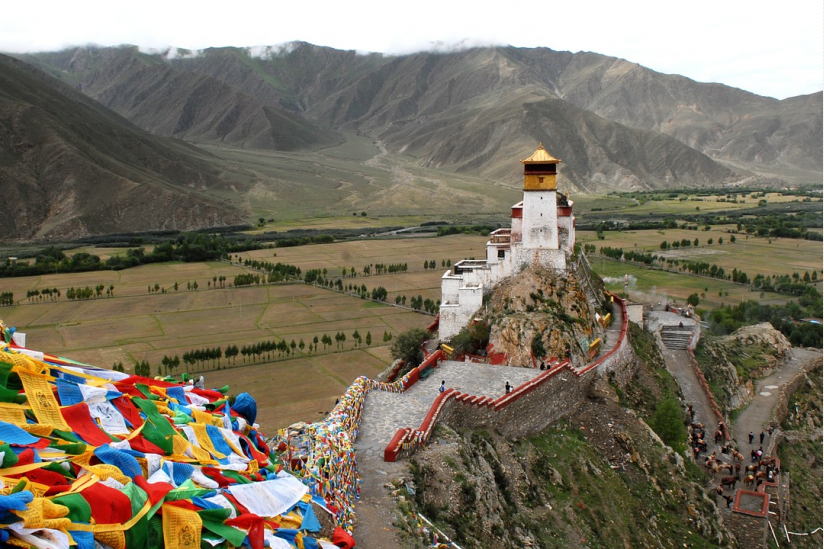Ein Kloster in Tibet