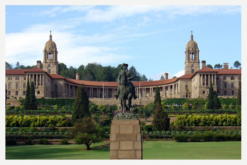Die Union Buildings in Pretoria, Sitz der Exekutive