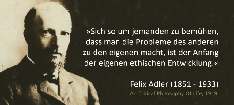 Felix Adler um 1913 