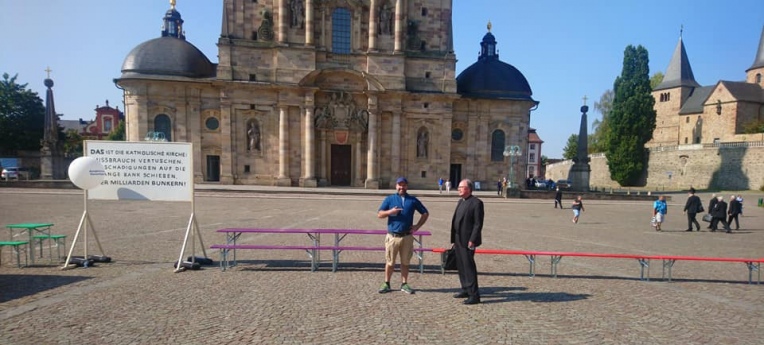 David Farago im Gespräch mit dem DBK-Missbrauchsbeauftragten