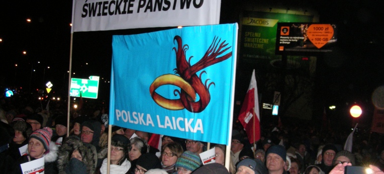 KOD-Demo am 13.12.2016 in Warschau