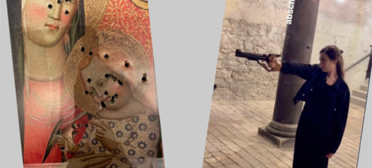 Die beiden Bilder, die Sanija Ameti auf Instagram veröffentlicht hatte