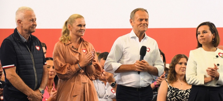 Barbara Nowacka mit Donald Tusk Barbara Nowacka mit Donald Tusk