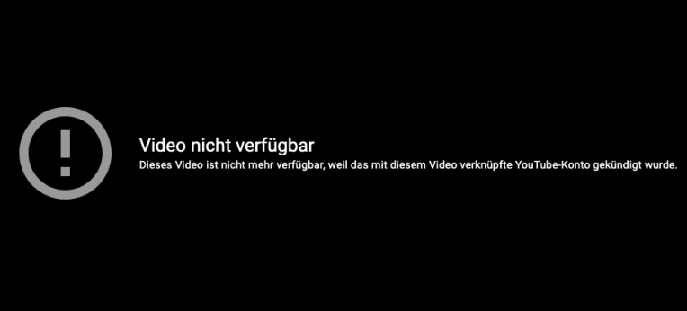 Das Video, das zum „digitalen Terror“ führte, ist bei YouTube nicht mehr verfügbar. 