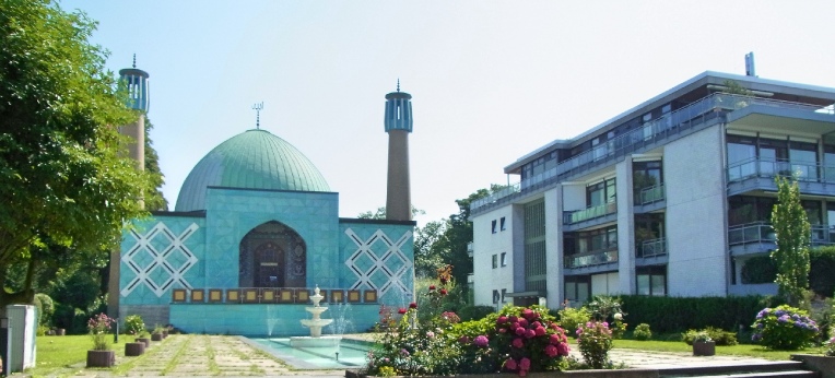 Die nun geschlossene "Blaue Moschee" in Hamburg