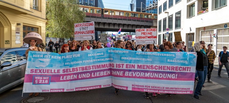 Demo für sexuelle Selbstbestimmung in Berlin 2019