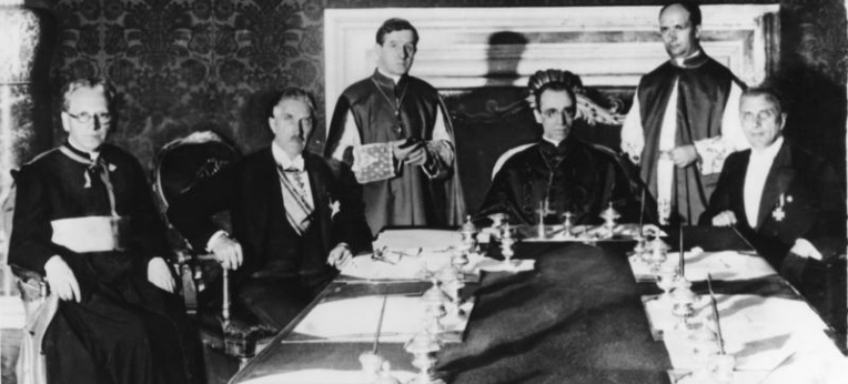 Konkordatsunterzeichnung in Rom