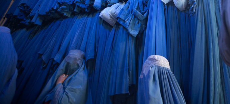 Burka-Verkauf in Afghanistan