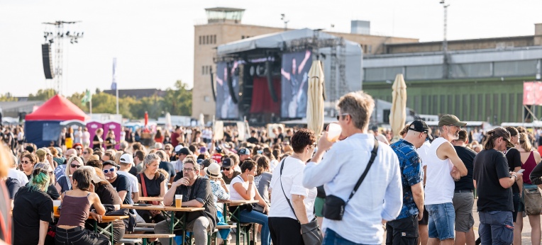 Konzertgelände auf dem Tempelhofer Feld