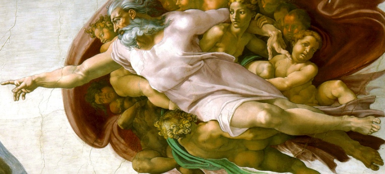 Die Erschaffung Adams (Michelangelo) (Ausschnitt)