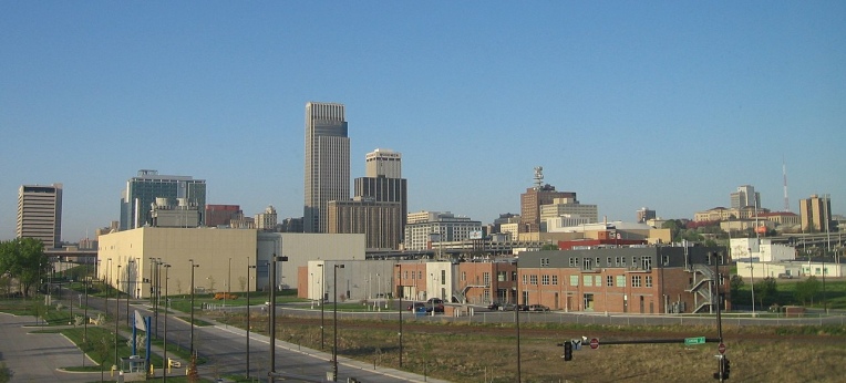 Innenstadt von Omaha, Nebraska