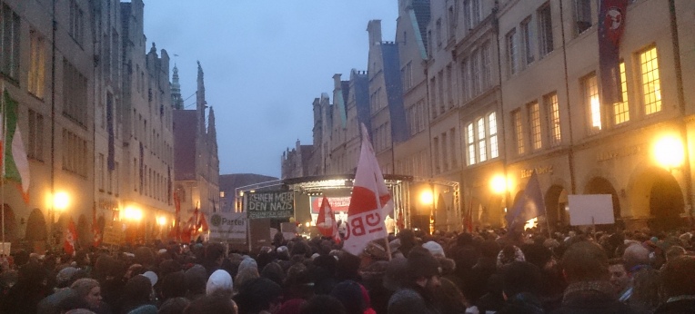 Anti-AfD-Demo Münster