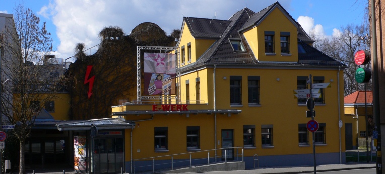 Das Kulturzentrum "E-Werk" in Erlangen