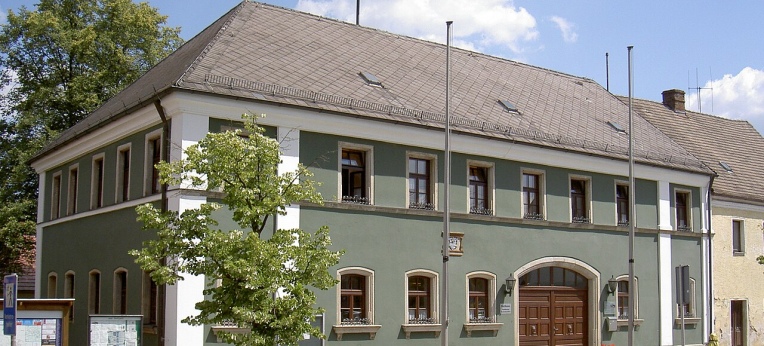 Das Rathaus von Eslarn