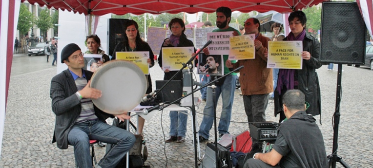 Protest für Menschenrechte im Iran (2011)