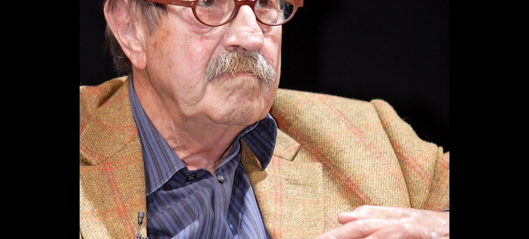 Günter Grass auf dem Blauen Sofa im Berliner Ensemble (2006)