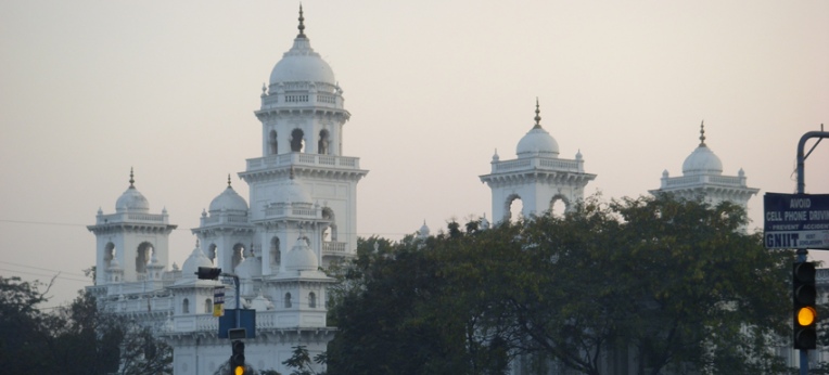 Das Parlamentsgebäude in Hyderabad
