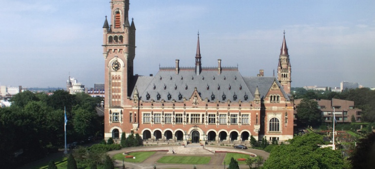 Der Friedenspalast in Den Haag, Dienstgebäude des Internationalen Gerichtshofs