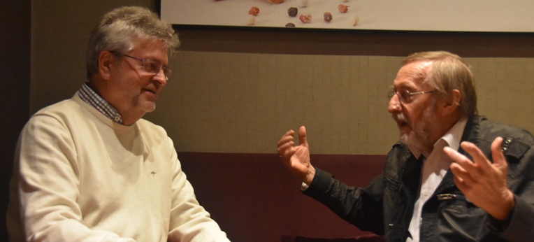 Manfred Isemeyer und Andrzej Wendrychowicz im Gespräch