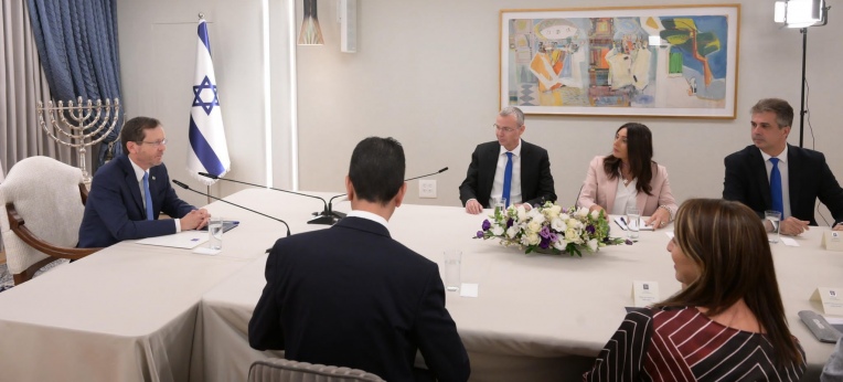 Präsident Isaac Herzog empfängt Abgesandte von Likud