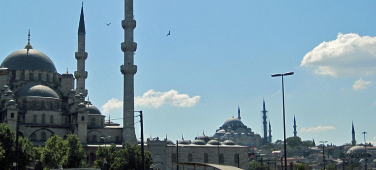 Moscheen und Minarette in Istanbul