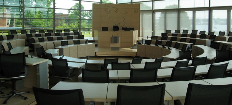 Der Plenarsaal des Schleswig-Holsteinischen Landtages