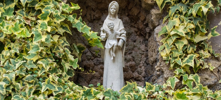 Maria-Statue in Rom