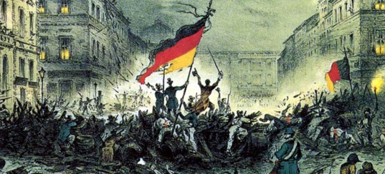 Historisches Bild zur Märzrevolution 1848