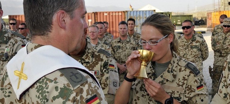 Militärgottesdienst in Afghanistan Militärgottesdienst in Afghanistan