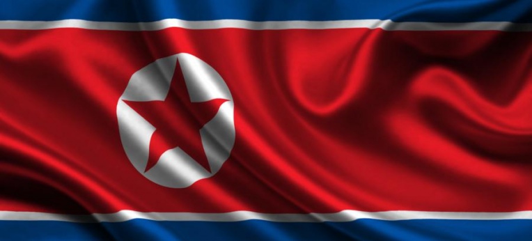 Fahne von Nordkorea