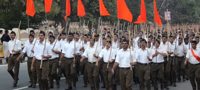 Parade der hindu-nationalistischen RSS