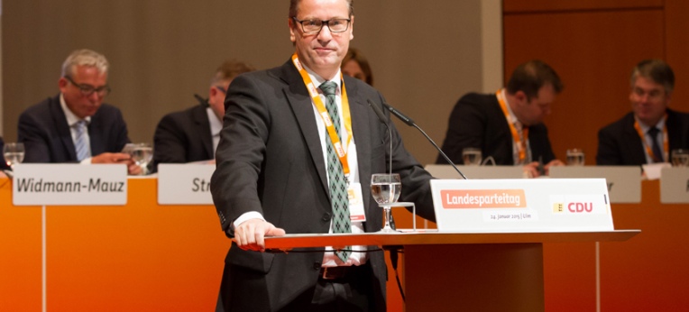 Peter Hauk auf dem Landesparteitag der CDU Baden-Württemberg (2015)