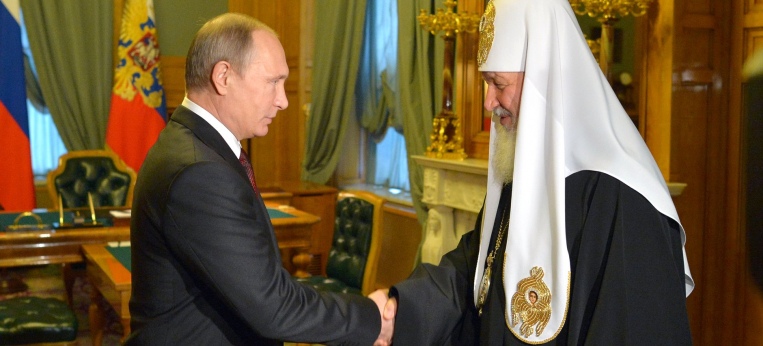 Wladimir Putin und Patriarch Kyrill