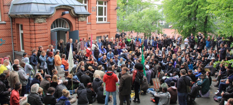 Refugee Welcome Center Hamburg, 01.05.2014