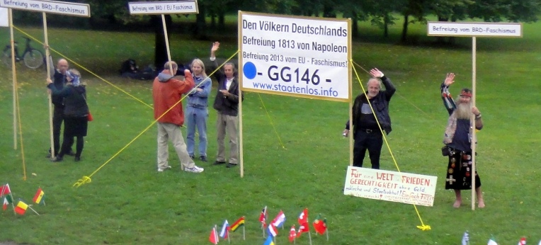 "Protestkundgebung" von sogenannten "Reichsbürgern"