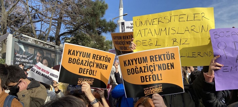 Studierendenproteste an der türkischen Bosporus-Universität