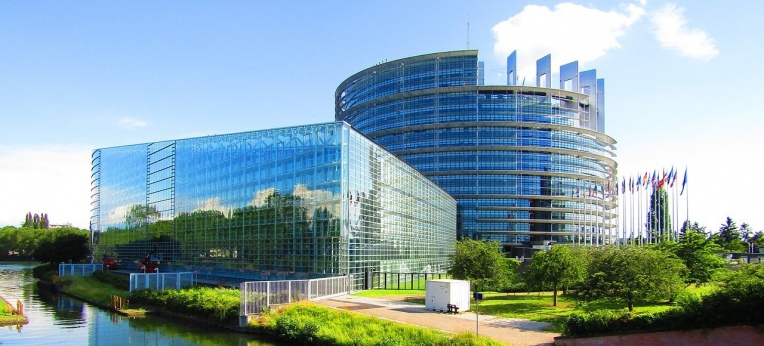 Europäisches Parlament In Straßburg