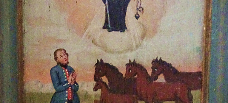 Der Heilige Leonhard, Schutzpatron der Pferde 