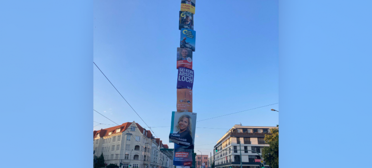 Wahlplakate zur Europawahl 