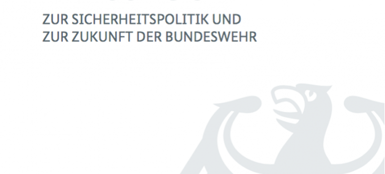 Deckblatt "Weißbuch Bundeswehr 2016"