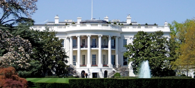 Außenansicht des Weißen Hauses