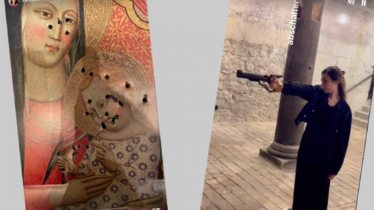 Die beiden Bilder, die Sanija Ameti auf Instagram veröffentlicht hatte