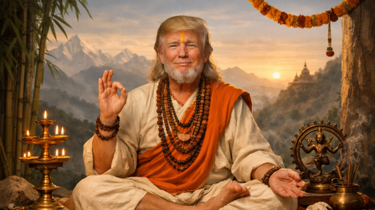 US-Präsident Trump als Guru