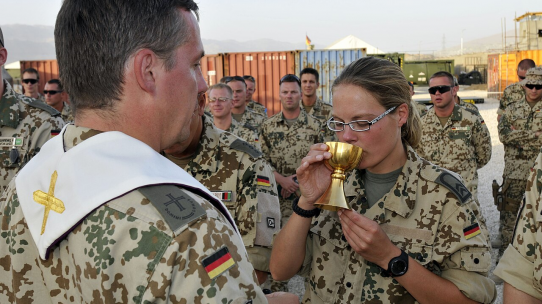 Militärgottesdienst in Afghanistan